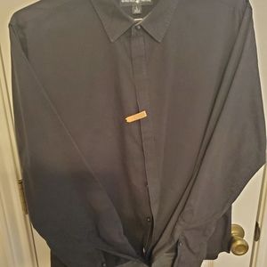Long sleeve Black Beverly Hills button up shirt
